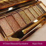 Palette Diamond , palette de maquillage professionnelle 9 couleurs