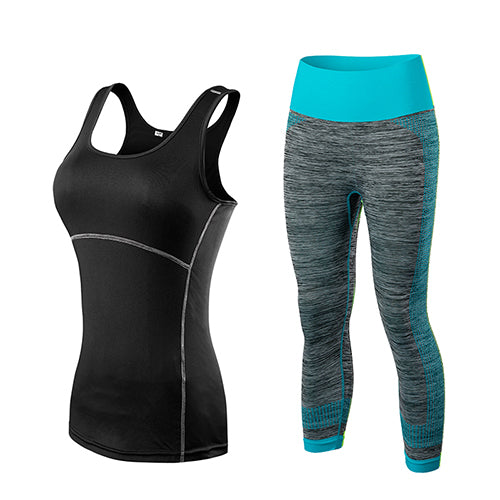 Ensemble Fitness & Yoga top /pantalon 3/4