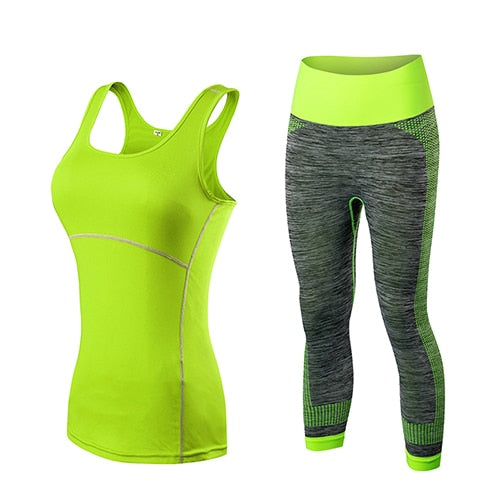 Ensemble Fitness & Yoga top /pantalon 3/4