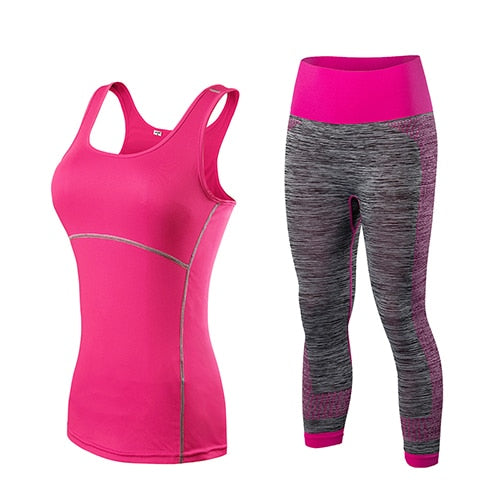 Ensemble Fitness & Yoga top /pantalon 3/4