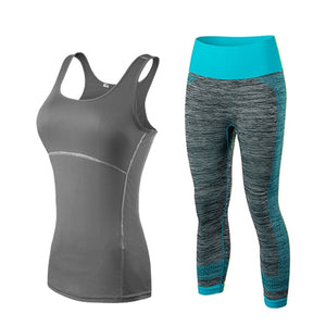 Ensemble Fitness & Yoga top /pantalon 3/4