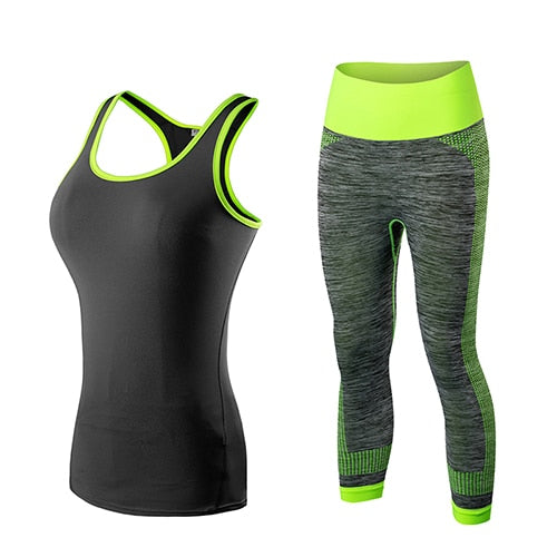 Ensemble Fitness & Yoga top /pantalon 3/4