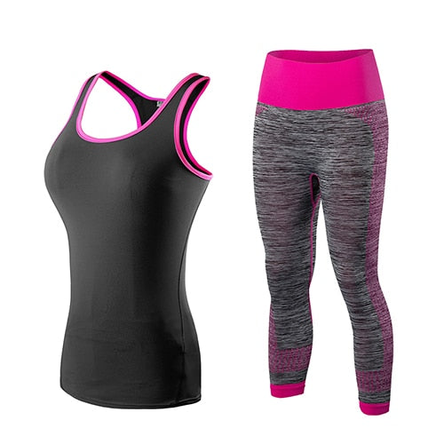 Ensemble Fitness & Yoga top /pantalon 3/4