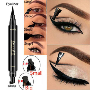 Féline Double  action Eyeliner liquide et Crayon étanche noir